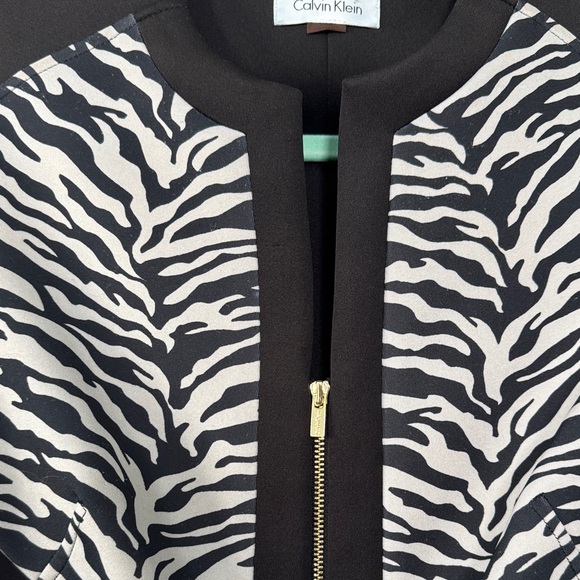 Calvin Klein Zebra Pattern Dress - Picture 3 of 7